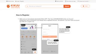 
                            4. KiKUU How To Register