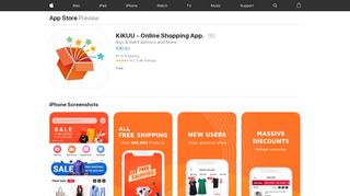 
                            5. ‎KiKUU - Online Shopping App. on the App Store