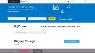 
                            6. Kilgore College - College Search - The College Board