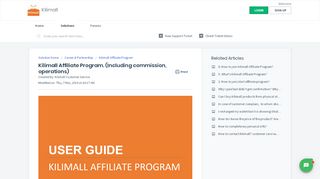 
                            4. Kilimall Affiliate Program. (Including commission, operations ...