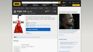 
                            8. Killer Ink (2016) - IMDb