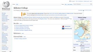 
                            2. Killester College - Wikipedia