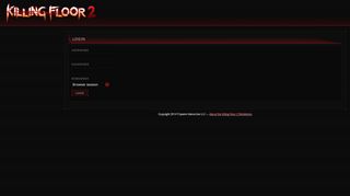 
                            3. Killing Floor 2 WebAdmin - Login