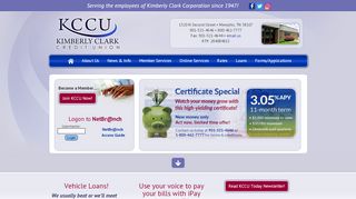 
                            8. Kimberly Clark Credit Union :: KCCU