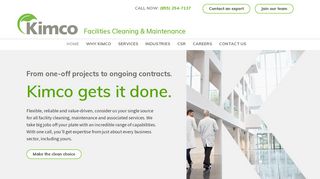 
                            3. Kimco – Facilities Cleaning & Maintenance