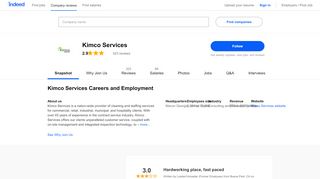 
                            6. Kimco Services Careers and Employment | Indeed.com