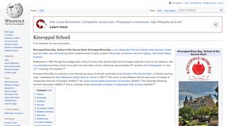 
                            7. Kincoppal School - Wikipedia