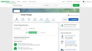 
                            9. Kinder Morgan Employee Benefits and Perks | Glassdoor