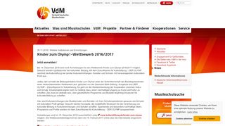 
                            6. Kinder zum Olymp!-Wettbewerb 2016/2017 - …