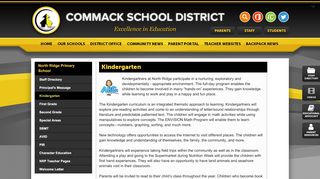 
                            1. Kindergarten - Commack Schools