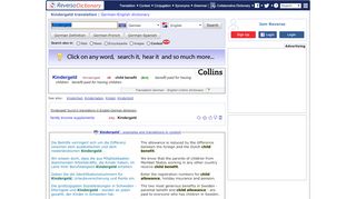 
                            9. Kindergeld translation English | German dictionary | Reverso
