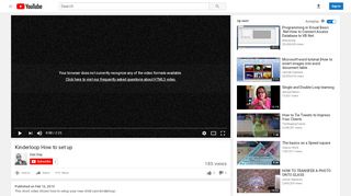 
                            6. Kinderloop How to set up - YouTube
