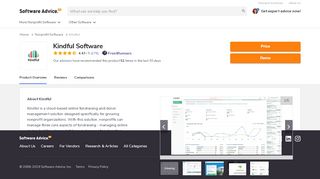 
                            7. Kindful Software - 2019 Reviews, Pricing & Demo