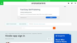 
                            8. Kindle app sign in - Android Forums at AndroidCentral.com