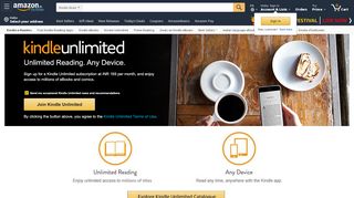 
                            5. Kindle Unlimited Sign Up - Amazon.in