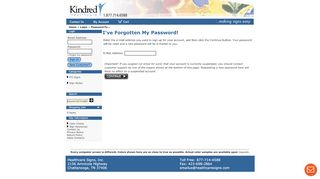 
                            7. Kindred Healthcare Sign Store | password forgotten