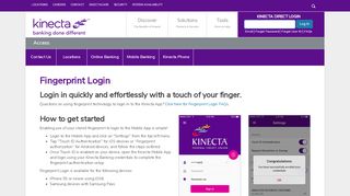 
                            5. Kinecta Fingerprint Login | Kinecta Federal Credit Union