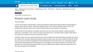 
                            7. Kinesis case study - Health Concepts Medical