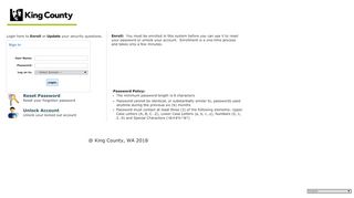 
                            8. King County - Password Self service