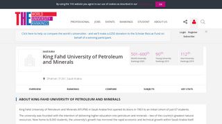 
                            9. King Fahd University of Petroleum and Minerals …