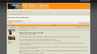 
                            6. King James Bible Forums | KJV Only Forums | KJV Baptist ...