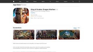 
                            9. King of Avalon: Dragon Warfare on the App Store