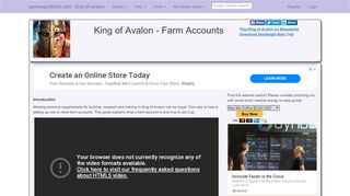 
                            7. King of Avalon - Farm Accounts - Games Guide