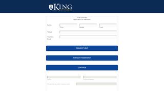 
                            6. King Portal: King University Student Application