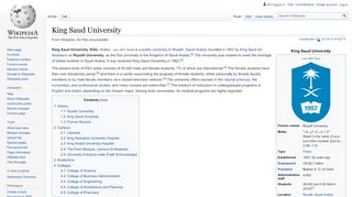 
                            5. King Saud University - Wikipedia