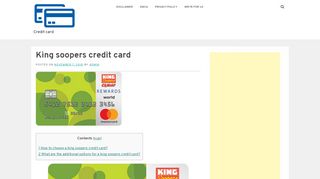 
                            5. King soopers credit card - Credit card - …