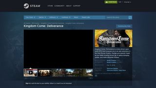 
                            3. Kingdom Come: Deliverance on Steam