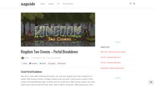 
                            3. Kingdom Two Crowns - Portal Breakdown - Naguide