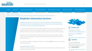 
                            1. Kingfisher Information Services - Seafish