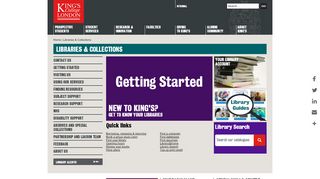 
                            3. King's College London - Libraries & Collections