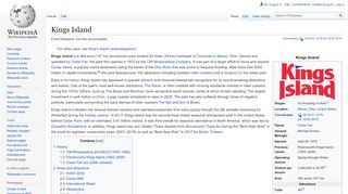 
                            7. Kings Island - Wikipedia