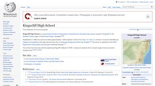 
                            5. Kingscliff High School - Wikipedia