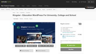 
                            4. Kingster - Education WordPress For University, College and School by ...