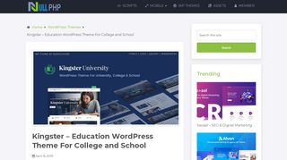 
                            6. Kingster – Education WordPress Theme For ... - nullphp.net