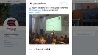 
                            4. Kingsthorpe College on Twitter: 