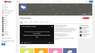 
                            8. Kingston College - YouTube