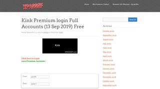 
                            4. Kink Premium login Full Accounts Free - xpassgf.com