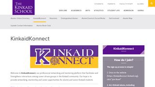 
                            4. KinkaidKonnect - The Kinkaid School