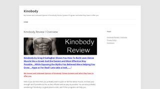 
                            7. Kinobody by Greg O'Gallagher | Review Site