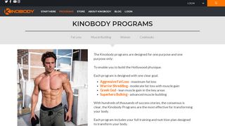 
                            3. Kinobody Programs | Kinobody Fitness Systems