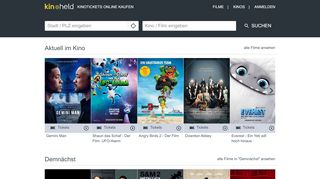 
                            1. Kinotickets online kaufen | kinoheld.de