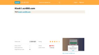 
                            6. Kiosk1.scr888.com: SCR888 - Login - Easy Counter