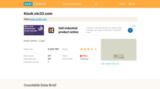 
                            3. Kiosk.ntc33.com: Retail Admin - Login - Easy Counter