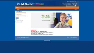 
                            7. Kip McGrath Education Centres - Franchisee Portal > Home