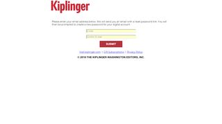 
                            8. Kiplinger: Forgot Password - Meredith Corporation