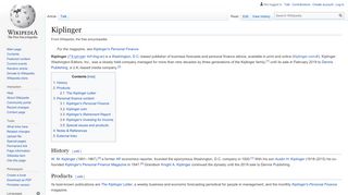 
                            5. Kiplinger - Wikipedia